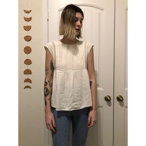 100% Cotton Zara Babydoll Top